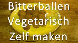 Vegetarische bitterballen  Recept  Zelf maken [upl. by Niasuh]