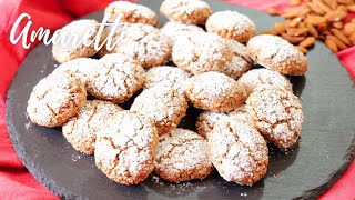 AMARETTI DI MANDORLE  UN SUPER BISCOTTO TUTTO MANDORLE  RICETTA FACILE E VELOCE [upl. by Abana]