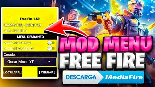 💎¡NUEVO Mod Menú DIAMANTES INFINITOS Mediafire para FREE FIRE 2024🤑✅ [upl. by Gwenora480]