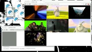 Video mosaic with HTML5 canvas [upl. by Grindlay]