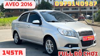 Aveo 2016 tư nhân full đồ chơi xe đẹp sẵn đi chỉ 145tr alo 0346871990 [upl. by Novello]