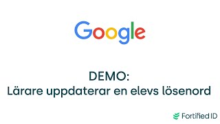 DEMO  lärare uppdaterar en elevs lösenord [upl. by Arondell]