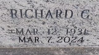 Ashes Burial Service For Grandpa Richard George Gallagher Dick Oct 25 2024 Brushton Malone NY [upl. by Adnolahs]