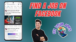 How to Find a Job on Facebook [upl. by Hasile]