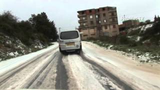 Chute de Neige à Makouda et Mizrana [upl. by Aurthur]