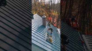 Most satisfying 😁😃 Unique style roofing installation 🥰🤩😍shortstrendingfunny roof construction [upl. by Cherish]