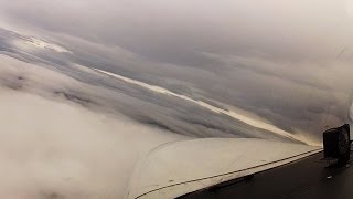 First flight into Actual IMC  Amazing IFR view  POV flying [upl. by Dale174]