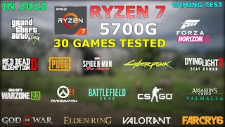 Ryzen 7 5700G Vega 8 Gaming Test  30 Games Tested  still good in 2023 [upl. by Eical]