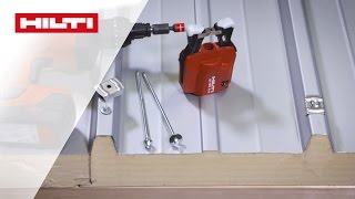 ANLEITUNG zur Hilti SCDW 1 S Montage von Sandwichelementen auf Holz [upl. by Klarrisa]