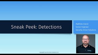 Sneak Peek New Detections Feature coming in Security Onion 2470 [upl. by Htirehc]