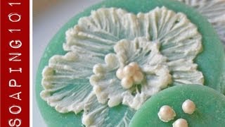 How to do Brush Embroidery on Soap Cookies S2W33 [upl. by Lawtun]