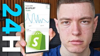 I Tried Shopify Dropshipping For 24H Realistic Results [upl. by Pazice]