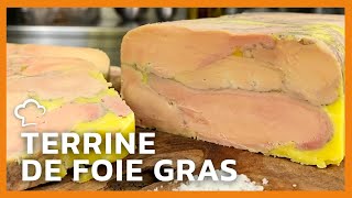 Terrine de foie gras  Recette FoodCuisine [upl. by Feldman133]