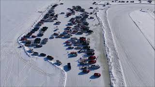 Garfield Lake Ice Racing  January 22 2023 [upl. by Ahsimal]