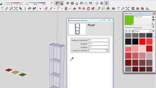 Dynamische Komponente mit Google Sketchup erstellen Teil IV [upl. by Tresa]