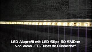 LED Streifen im aluprofil Wasserfeste LED für Aussen Gartenbeleuchtung amp Terrassenbeleuchtung [upl. by Quartas]