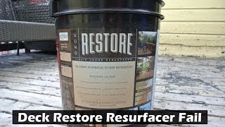 Buyer Beware Deck Restore  Fail [upl. by Eugene]