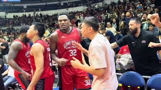 Ginebra vs Meralco last 2 minutes  Justine Brownlee Buzzer beater winning shot 3pts against Durham [upl. by Arihsa990]