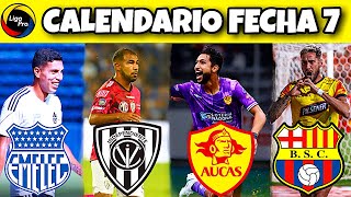 CALENDARIO FECHA 7 LIGAPRO 2024 [upl. by Naul]