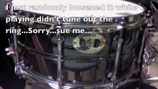 Pork Pie Big Brass BOB snare demo [upl. by Lladnek]