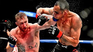 Justin Gaethje vs Tony Ferguson  All Significant Strikes [upl. by Jacinta388]