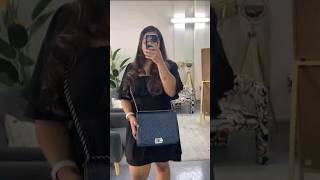 Chanel Navy Blue Quilted Leather Large Boy Flap Bag  Unboxing amp Review shorts bag fashion style [upl. by Nna]