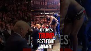 Jon Jones Shares ICONIC Moment with President TRUMP😎🔥 shorts [upl. by Hudson]