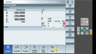 Snumerik Display parametrs CNC practicum [upl. by Ztnahc]