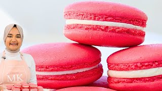 NEVER fail at making MACARONS again Macaron recipe  complete beginners guide [upl. by Almeta]