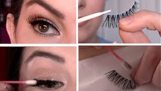 False Eyelashes 101 Select Apply Remove Clean [upl. by Mikihisa]