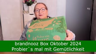 brandnooz Box Oktober 2024 [upl. by Yanel864]