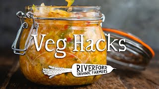 Fermented Cabbage  Sauerkraut amp Cowboy Kimchi  VEG HACKS [upl. by Yalonda]