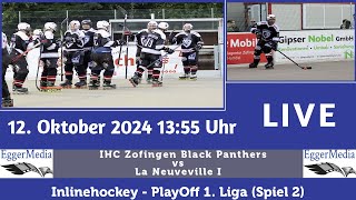 Inlinhockey PlayOff 1 Liga IHC Zofingen vs SHCN [upl. by Daniel]