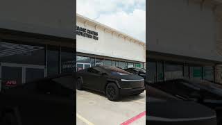 CARBON BLACK VINYL WRAP  CYBERTRUCK WRAP HOUSTON  AFS [upl. by Sheri]