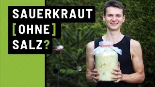 Sauerkraut selber machen ohne Salz [upl. by Ainala]