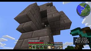 Minecraft fossils and arcology ep 5 caving [upl. by Kciredec]