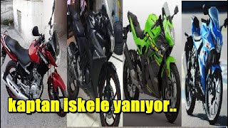 kaptan iskele yanıyor MOTOR KAZA HEP AYNI HATALAR daha da kötüye gidiyor [upl. by Nomahs691]