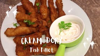 Cream Dory Fish Fillet Recipe  Quick and Easy  Starter Recipe  Ardour your life [upl. by Keverian]