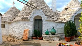 ALBEROBELLO 4k UHD 60 fps Italy walking tour in 4k Puglia [upl. by Winters612]