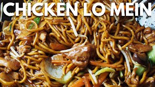 How to Make Chinese Chicken Lo Mein  Restaurant Quality Recipe  Wally Cooks Everything [upl. by Eelyma]