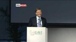 Bill Gates Pledges 1 Billion Dollars For Vaccines [upl. by Garfield255]