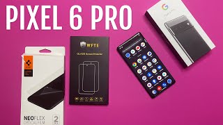 Fingerabdruck funktioniert Google Pixel 6 Pro Panzerglas amp Schutzfolie Test [upl. by Neliak]