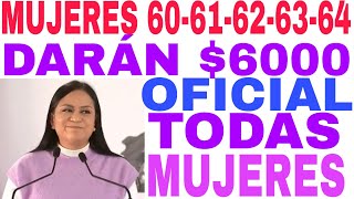 🎉SERÁN 6000 SORPRESA MUJERES 6061626364 CONFIRMADO ARIADNA MONTIEL REYES 🎉 [upl. by Lac]