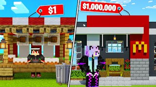 I OPENED a FOOD STALL in Minecraft [upl. by Jenness511]