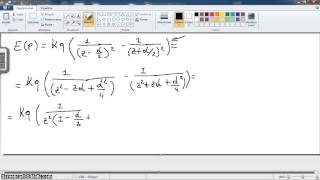 Videolezione fisica 2 parte 17dipolo elettrico parte 2 [upl. by Alikahs]