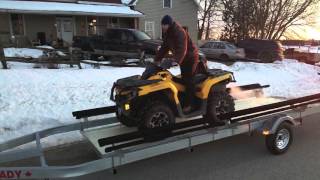 STEADY Pontoon Boat Trailer with Utility Deck option  SG2720Pud [upl. by Tutto]