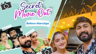 Secret Movie Date❤️🤩  Fun Filled Couples Movie out 🎥  AravisHarika [upl. by Ryun]