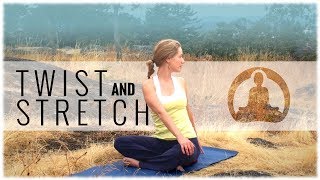 Hatha Yoga with Melissa Krieger Twist and Stretch [upl. by Marek217]