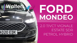 Ford Mondeo 20 Tivct Vignale Estate Petrol Hybrid [upl. by Merideth]