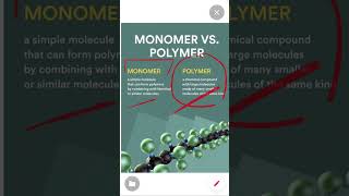 Monomers vs Polymers neet [upl. by Ziom455]